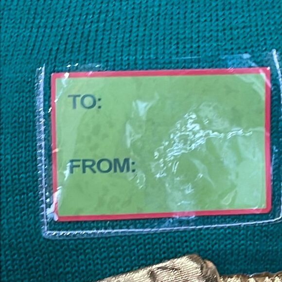 NWOT Love More Christmas Present Bow Sweater.  Size M medium 8/10 - Picture 2 of 9